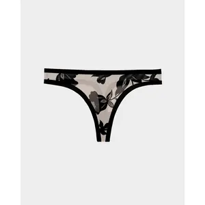 Madam Noir Mesh Thong