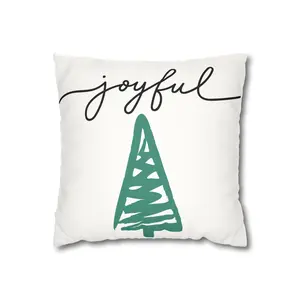 Faux Suede Square Pillowcase