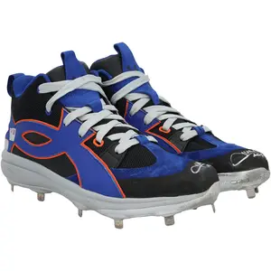 Juan Soto New York Mets Autographed Game-Used Black and Blue Under Armour Cleats from the 2025 MLB Season - HH98516002-03 - Fanatics Authentic Certified