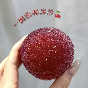 Handcrafted Crystal Slushy Ball Squishy Toy, Squishy Stress Balls Soft Stress Relief Fidget Sensory Grippie Set for Relaxation and Gift Giving