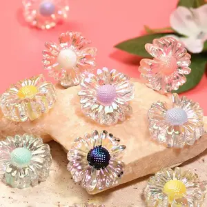 Iridescent Daisy Charms