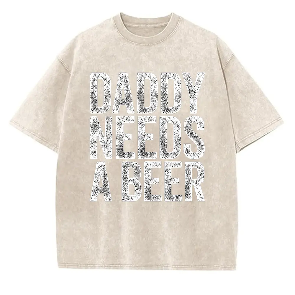 Washed T-shirt-Apricot