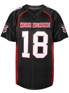 men's letter & number patched v neck football jersey, loose casual short sleeve sports t-shirt for summer, men's top for daily wear, men's clothing, summer clothes, football uniform, athletic top