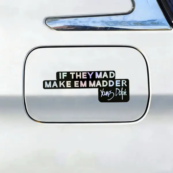 4Pcs Funny Vinyl Waterproof Universal Car Stickers - JDM Racing Vehicle Exterior Accessories, Permanent Joke Quote Decals for Car Bumper Windshield, Truck SUV Auto Decor for Men, Universal Car Sticker, Funny Vinyl Waterproof Car Stickers