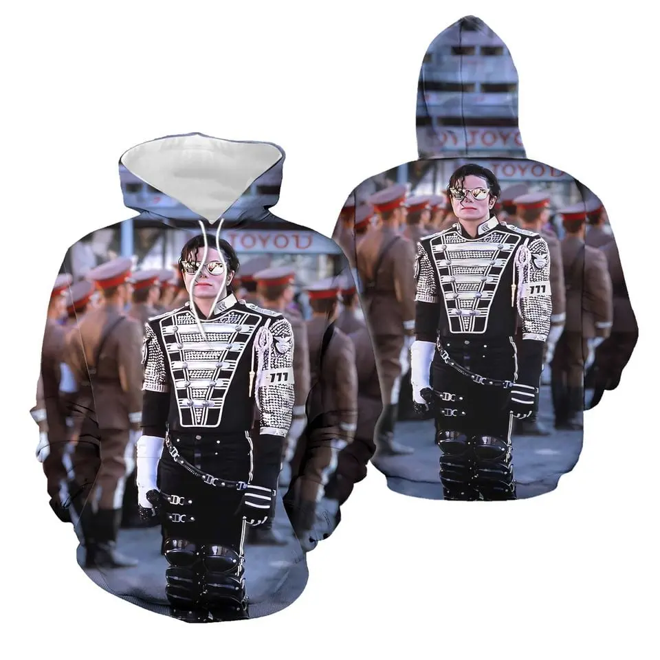 New Hot American Singer Michael Jackson 3D Hoodie