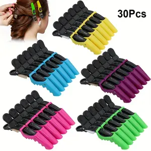 30Pcs Hair Clips, Hair Clip Set, Wide Teeth and Double-hinged Design Alligator Hair Clips, Salon Hairclip for Styling Sectioning Clips, Plastic Gator Hair Clips for Women