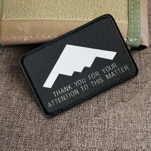 B2 Spirit Stealth Bomber Printed Patch Tactical Morale Air Force Badge Hook and Loop Aviation Sarcasm Military Backpack Emblem