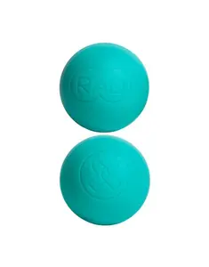 RAD Recovery Rounds Myofascial Release Balls (Set of 2) - Extra Soft Therapy Balls for Back Pain, Jaw, Forearm, & Neck - Deep Tissue Massage Balls for Feet - Pressure Point Balls, Yoga Balls
