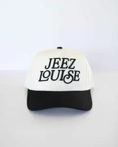 JEEZ LOUISE Trucker Hat Unisex Adjustable Snapback Minnesota Wisconsin Style Midwest Hat for Men & Women