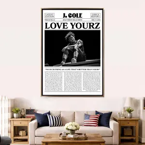 J.Cole, Love Yourz, 2014 Forest Hills Drive, Wall Art Print, Dorm Room Decor, Gift