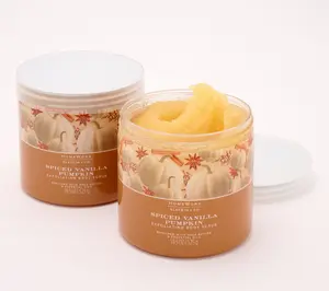 HomeWorx by Slatkin + Co. S/2 19oz Body Scrub - Spiced Vanilla Pumpkin