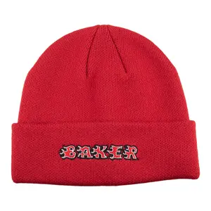 Baker Skateboards Beanie Flames Red