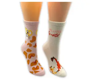 Disney Ladies' Set of 2 Lion K ing Ribbed Mid Crew Socks Disney Ladies' Set of 2 Lion K ing Ribbed Mid Crew Socks