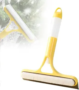3 in 1 Window Cleaning Scraper, 2025 New Squeegee for Shower Glass, 3 in 1 Spray Function for Glass Doors for Windows Glass, Mirrors Scraper, Brush. All-Purpose Window Cleaner Tool Lightweight