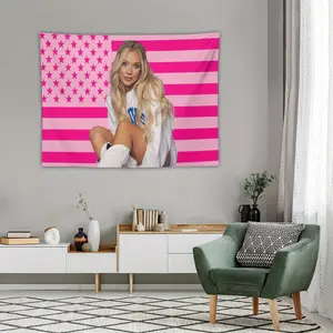 Megan Music Moroney Flag Wall Decor, Perfect for Decorating College Dorms, Bedrooms, Living Rooms, Or Parties, And Makes a Great Gift for Fans, Measuring 3X5 Feet (90 * 150 Cm)