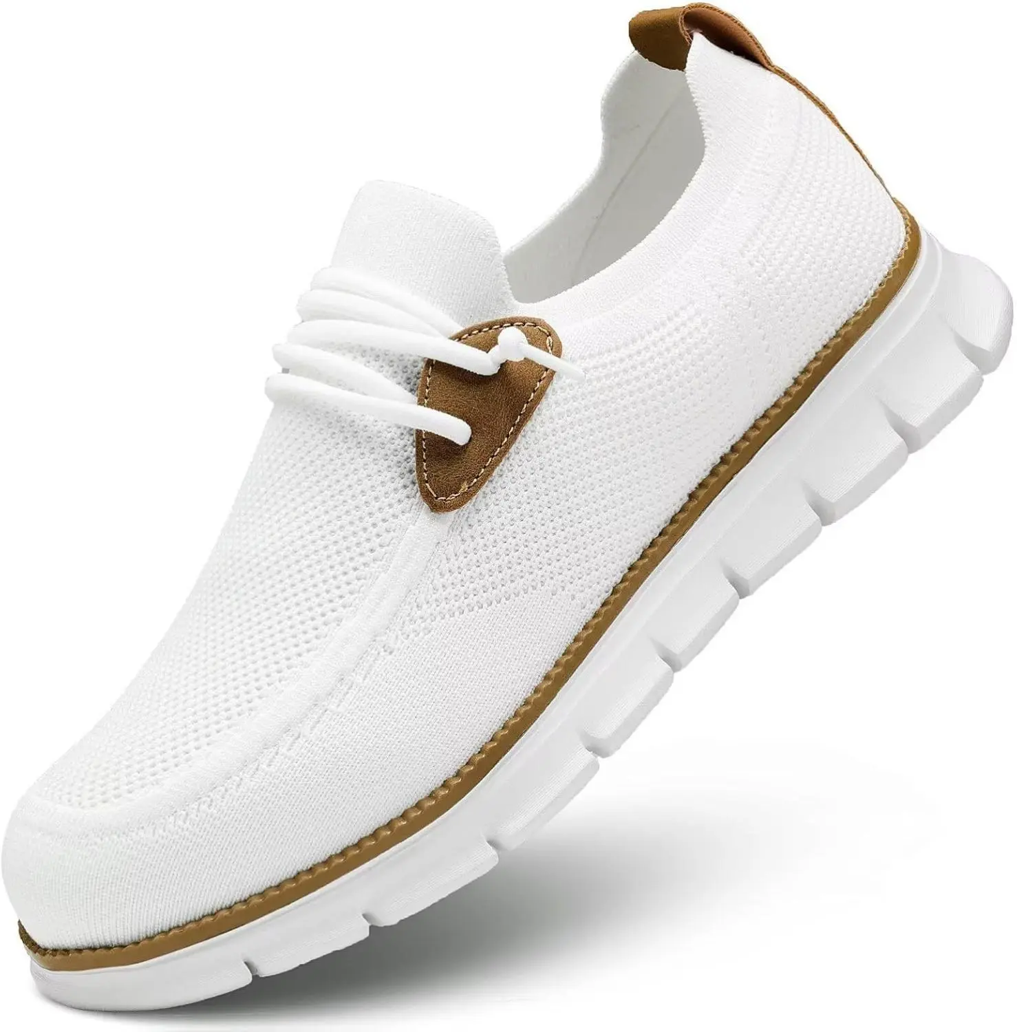 Mens Casual Loafers Shoes Slip On Fashion Walking Dress Sneakers Business Oxfords Work Lightweight Soft Sole Zapatos with Memory Foam Cushioning