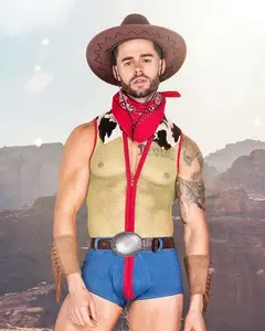 4pc Playful Sheriff Men’s Costume