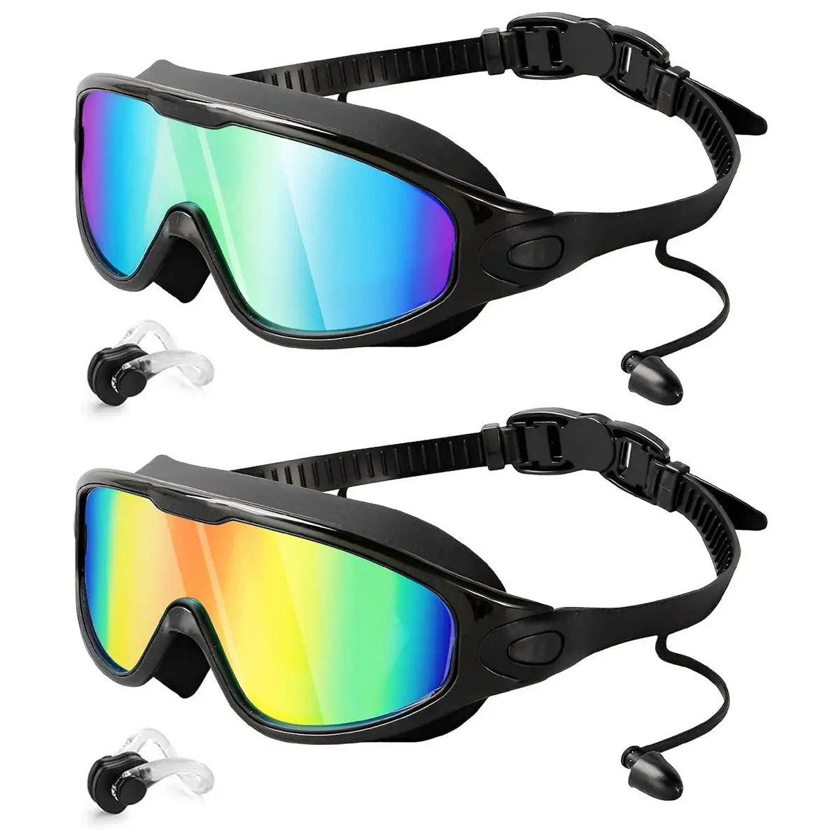 Aqua & Bright Orange