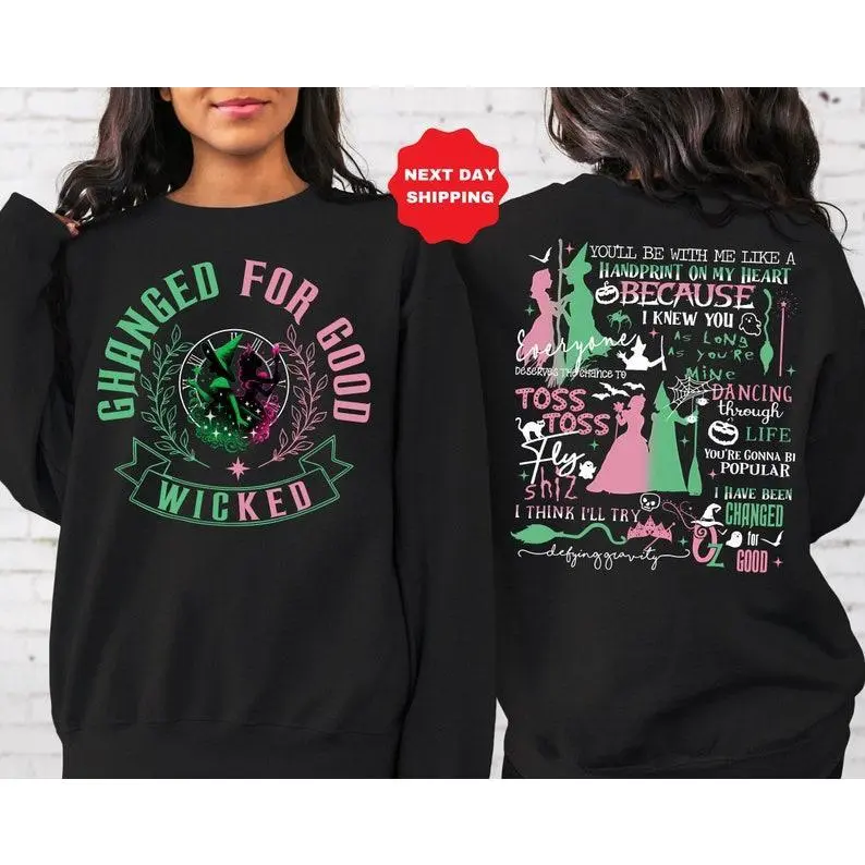 Changed For Good Shirt, Wicked Defy Gravity Shirt, Wicked Shirt, Wizard of Oz Shirt Broomstick, Wizard of Oz Shirt