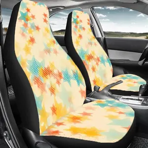 Colorful Star Pattern Car Seat Cover, Durable Polyester Car Seat Protector, Universal Car Interior Accessories for Cars, Suvs, Sedans