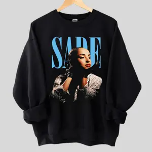 Sade R&B Artist Graphic T-Shirt, vintage music tee, available sizes S–5XL, perfect gift for dad, mom, or any true Sade fan.