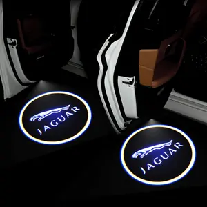 1/2/4pcs Wireless Car Door Lights Projector with HD Car Door Lights LED Projector for Jaguar XF XJ XE XK F-Pace F-Type X-Type S-Type X-TYPE I-Pace XFR XKR XJL XJS XEL XFL Svr Car Door Welcome Light