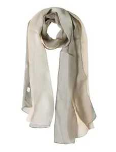 INSPIRE CHIC Long Chiffon Light Scarf Silky Gradient Color Party Shawl Spring Summer Beach Wrap 63x19.6 inch