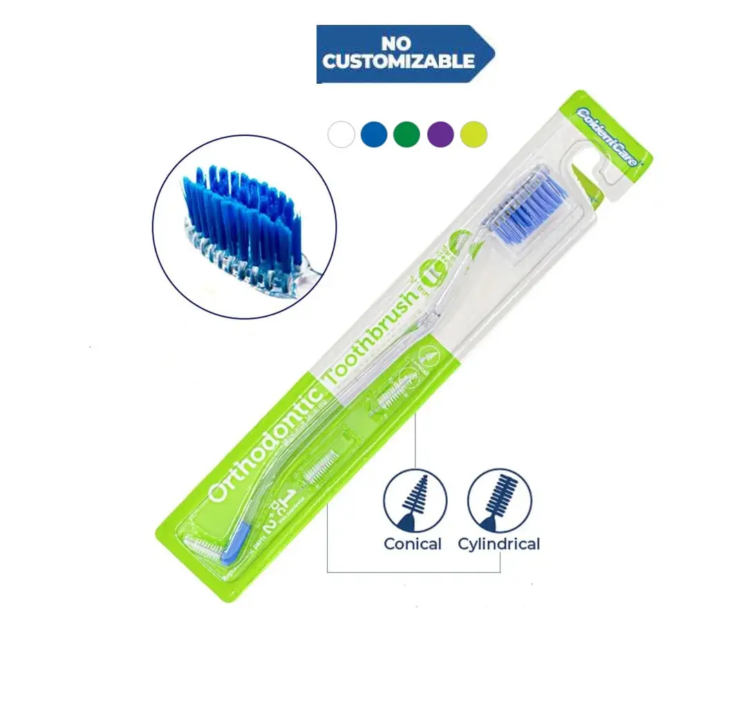 V-Shaped Orthodontic Toothbrush for Braces – Interproximal Dental Brush for Brackets & Wires – Deep Clean, Gentle & Durable – Part of Orthodontic Oral Care Kit, Eco-Friendly 12910T 1 Unit
