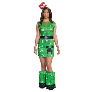 Minecraft Women's Creeper Costume