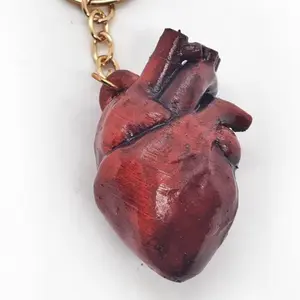 Keychain Ring - Anatomical Heart Design, Material, Realistic Look, Perfect Gift for Special Occasions
