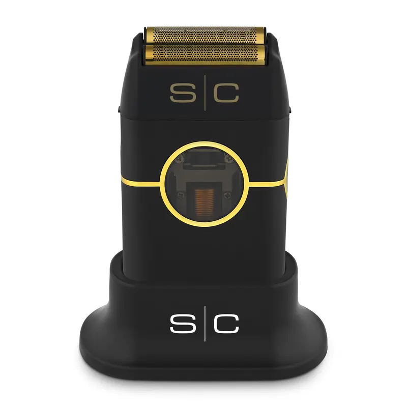 StyleCraft Instinct Metal Cordless Double Foil Shaver with IN2 Vector Motor Intuitive Torque Control, USB-C Rechargeable Titanium Comfort