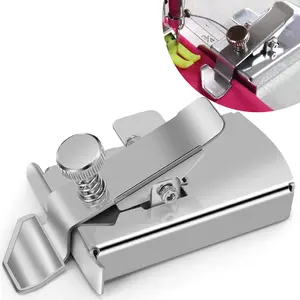 Upgraded Magnetic Seam Guide for Sewing Machine, Magnetic Sewing Guide with Clip, Hemmer Guide, Multifunctional Hem Guide, Universal Sewing Machine Attachments, Sewing Supplies Accessories