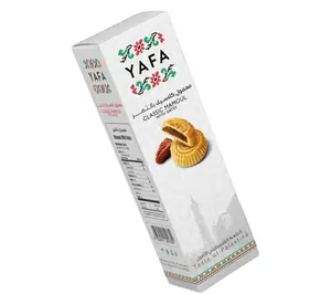 YAFA Mamoul Shortbread Cookies, 14 Pieces, Middle Eastern Date Filled, Halal, 450g