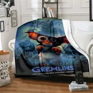 Gremlins 13 patterned printed blanket, a blanket for the living room, bedroom, office and lunch break, a portable blanket suitable for all four seasons, a holiday gift for family and friends, and a Christmas de