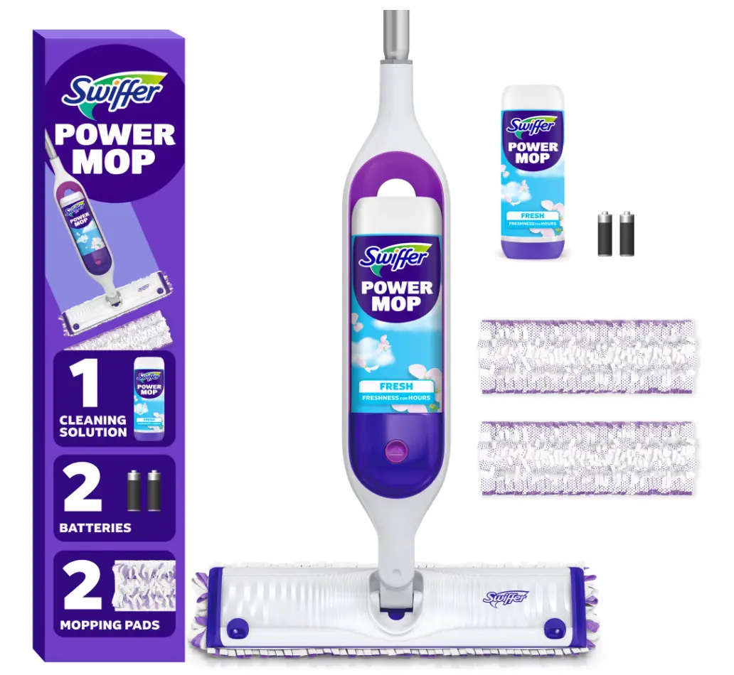 Swiffer Power Mop, Floor Cleaner, Tile, Vinyl, Laminate, Wood, Floor Cleaner, Cleaning Set