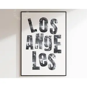 Los Angeles Disco Print Trendy Wall Art Disco Poster Trendy Printable Art Aesthetic Print Disco Wall Art Disco Ball Print Retro Art Preppy