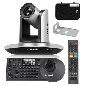 FoMaKo PTZ Camera 30x Optical Zoom AI Auto Tracking PoE HDMI Bundle PTZ Camera for Church Worship PTZ Camera Controller BH302 (PTZ Bundle FMK30SDIx2+KC608)