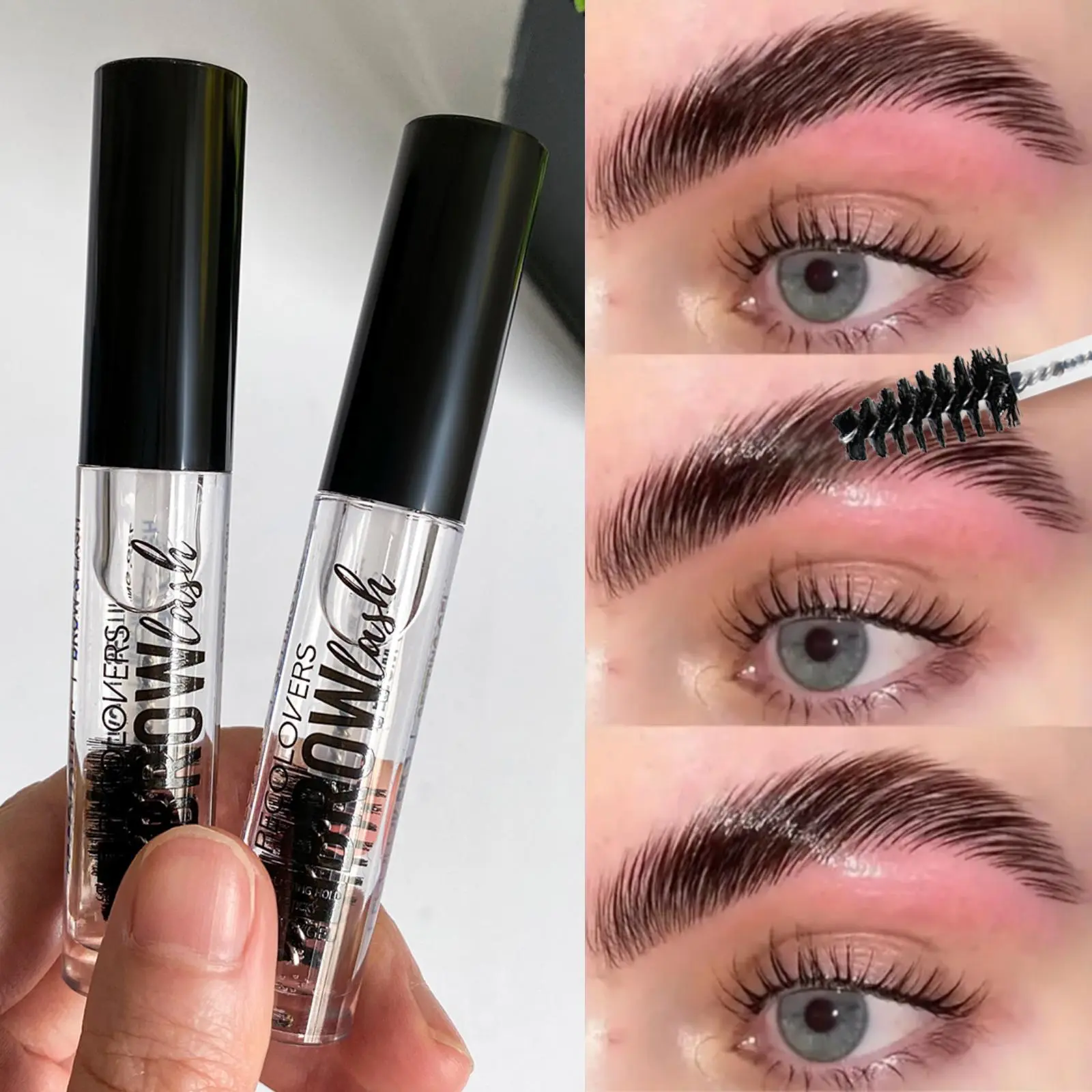1PC Black Cover Eyebrow Setting Liquid, Long-lasting Eyebrow Styling, Waterproof and Waterproof, Eyebrow Cosmetics, Eyebrow Makeup Gel, Brow Styler Gel, Eyebrow Makeup Products