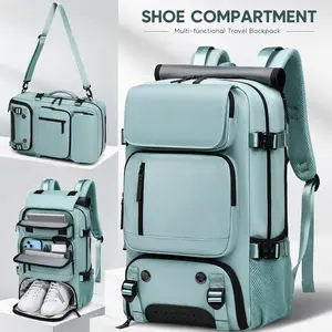 This 3-in-1 large-capacity multi-functional business travelbackpack features a shoe compartment and  It's lightweight, suitable for everyday use, unisex,and offers organized storage. A stylish and portablecasual backpack.