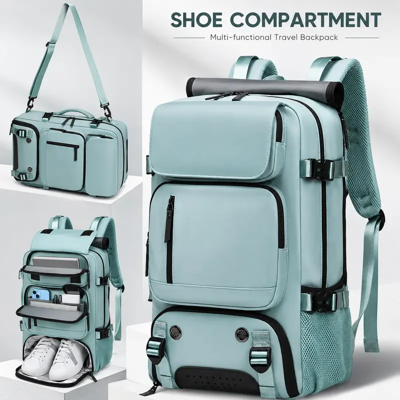 best travel backpack airplane coofay For Women Men Airline Approved Carry On Backpack Flight Approved Waterproof Sports Luggage Backpack Casual Daypack Small Hiking Backpack The best travel backpacks for