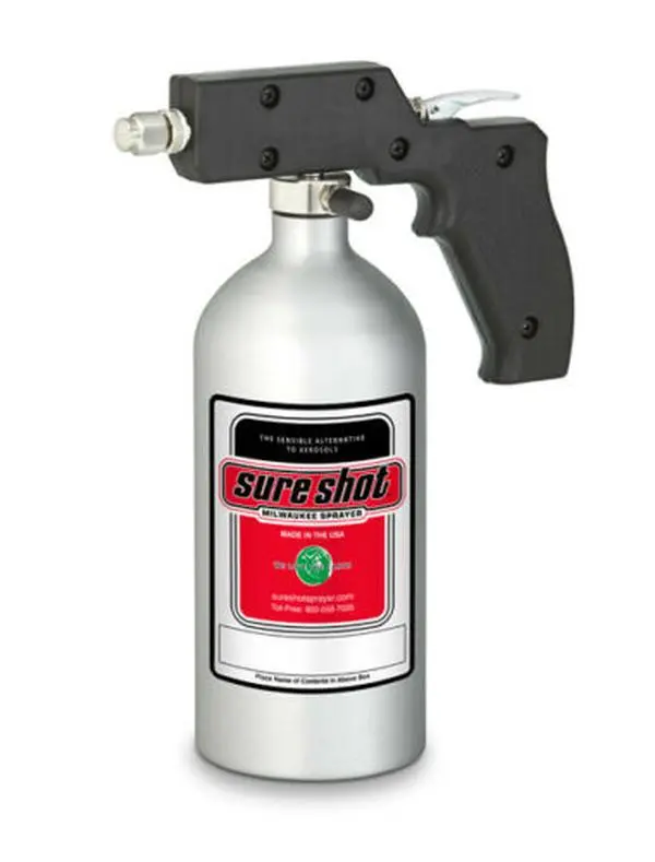 Milwaukee SURM2400S Pump Sprayer Watering Equipment - 24 oz High-Grade Anodized Aluminum Sprayer with Convenient Designs, Durable and Reliable Construction, Water Spray Nozzle Watering Equipment, Capacity: 24 Oz