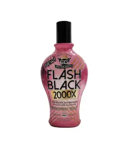 European Gold Flash Black 2000X Indoor Tanning Lotion with Time-Release DHA Bronzers, 12 Ounce Body Care Coconut