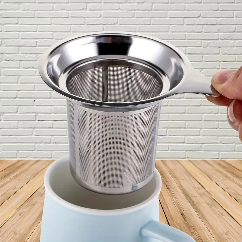 Stainless Steel Tea Strainer, 1 Count Tea Infuser, Tea Strainer, Tea Making Tool for Home Office Use, Kitchen Accessories