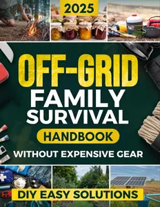 Off-Grid Family Survival Handbook: Step-by-Step DIY Solutions to Protect Your Family, Ensure Essential Supplies, and Thrive in Any Crisis - Without Expensive Gear or Complicated Projects Paperback – June 19, 2025