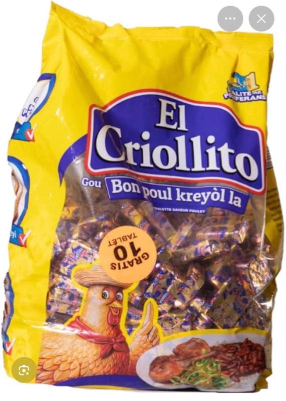 El Criollito Maggy El Cri Gou Bon poul kreyòl la 10 Tablet Grati Snack