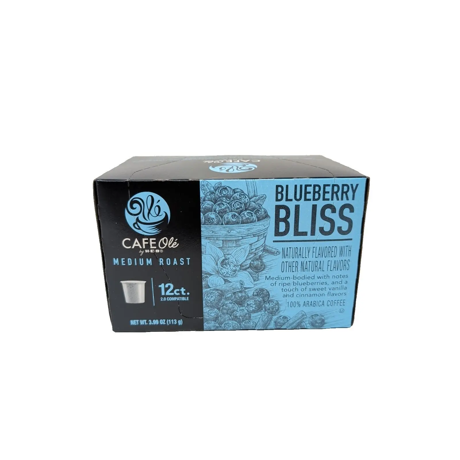 Cafe Ole HEB Blueberry Bliss Coffee K-Cups 12 Count - TikTok Shop