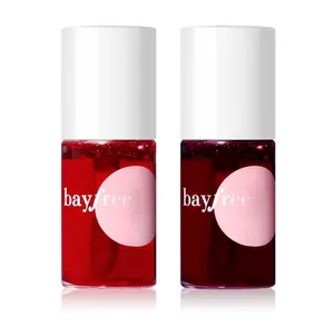 bayfree Lip Tint Stain Set, Korean Water Tint Lightweight Non-sticky, Waterproof Long Lasting Liquid Blush & Lip Stain, Transfer-Proof, Matte Finish Lip Color Makeup (made into jam)