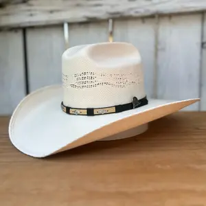 Bangora Mustang Hat with Black Hatband by Tombstone Hats for Men | Western Hats Made in Mexico Breathable Material