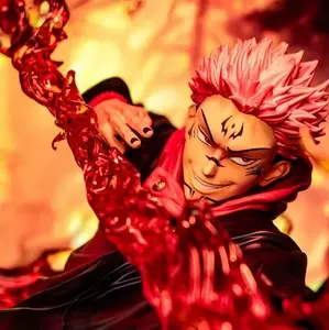 Ryomen Sukuna Fire Arrow Attack Figure – Jujutsu Kaisen Statue Itadori Body Ver - PVC Anime Figurine Collection