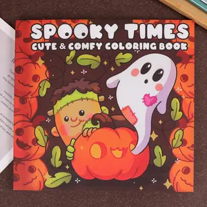 Halloween Adult Coloring Book - Spooky Times Stress Relief Drawing Book with Cute Designs, Illustrations, Creative Expression, Artistic Experience, Perfect Gift for Birthday